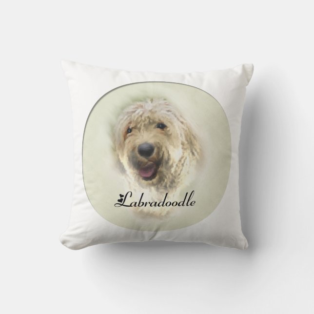 Labradoodle Art Gifts Kussen (Voorkant)
