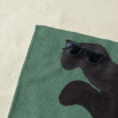 Labradoodle Beach Towel Strandlaken (In situ)