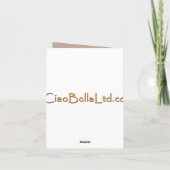 Labradoodle Birthday Greeting Card Kaart (Achterkant)