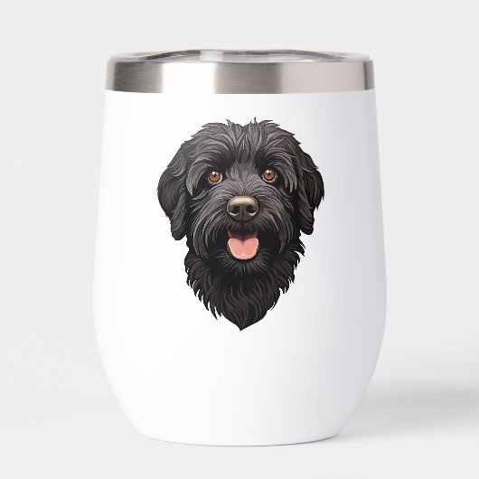 Labradoodle Black Dog (Achterkant)