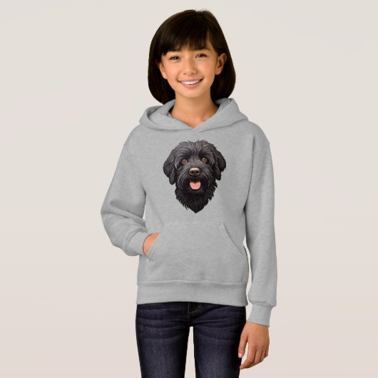 Labradoodle Black Dog (Voorkant volledig)