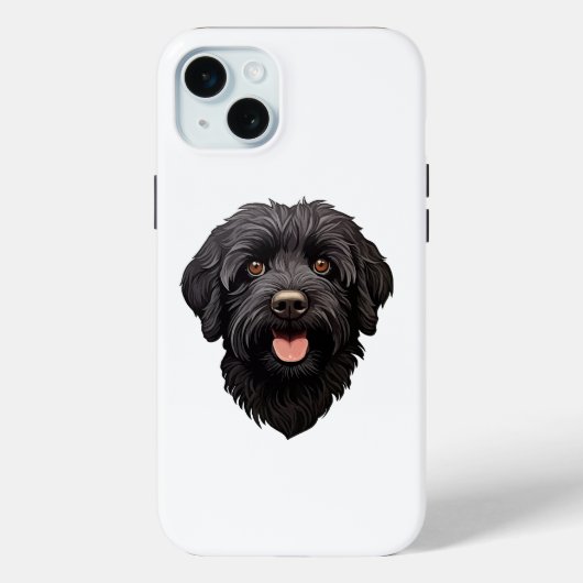 Labradoodle Black Dog Case-Mate iPhone Case (Achterkant)