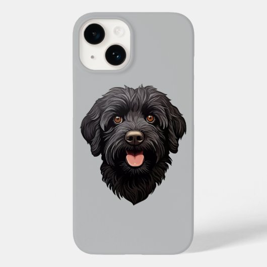 Labradoodle Black Dog Case-Mate iPhone Case (Achterkant)