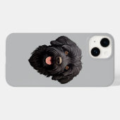 Labradoodle Black Dog Case-Mate iPhone Case (Achterkant (horizontaal))