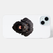 Labradoodle Black Dog Case-Mate iPhone Case (Achterkant (horizontaal))