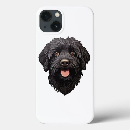 Labradoodle Black Dog Case-Mate iPhone Case (Achterkant)