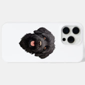 Labradoodle Black Dog Case-Mate iPhone Case (Achterkant (horizontaal))