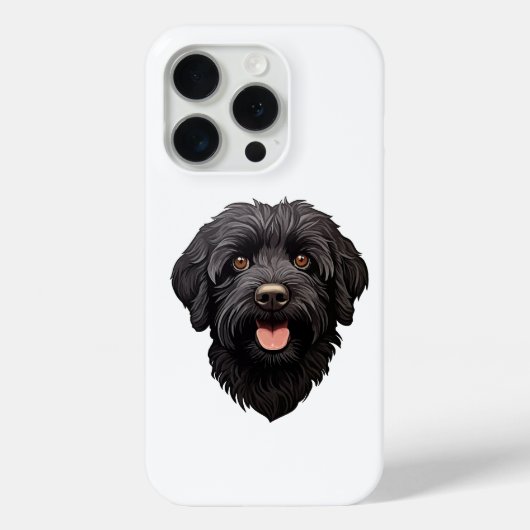 Labradoodle Black Dog Case-Mate iPhone Case (Achterkant)