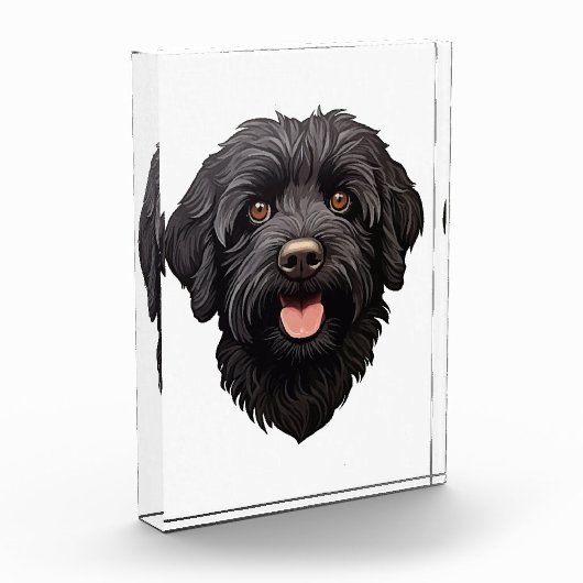 Labradoodle Black Dog Fotoblokken (Links)