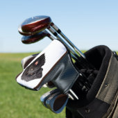 Labradoodle Black Dog Golfheadcover (Insitu)