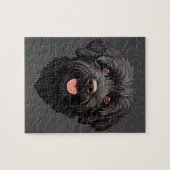 Labradoodle Black Dog Legpuzzel (Horizontaal)