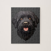 Labradoodle Black Dog Legpuzzel (Verticaal)