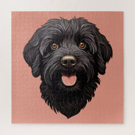 Labradoodle Black Dog Legpuzzel
