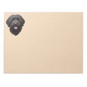 Labradoodle Black Dog Notitieblok (Voorkant)