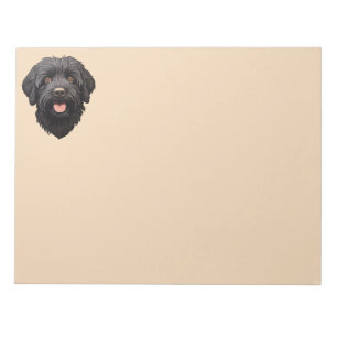 Labradoodle Black Dog Notitieblok