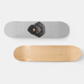 Labradoodle Black Dog Persoonlijk Skateboard (Horizontaal)