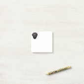 Labradoodle Black Dog Post-it® Notes (Op bureau)