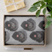 Labradoodle Black Dog Tissuepapier (Geschenk)