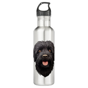 Labradoodle Black Dog Waterfles