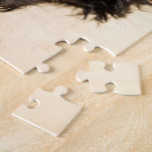 Labradoodle black jigsaw puzzle legpuzzel (Zijkant)