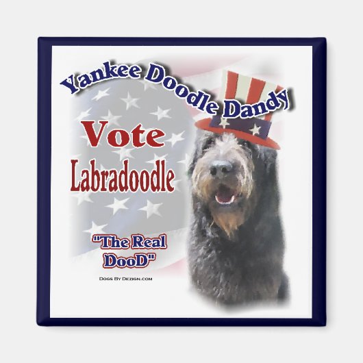 Labradoodle-cadeaus Magneet (Voorkant)