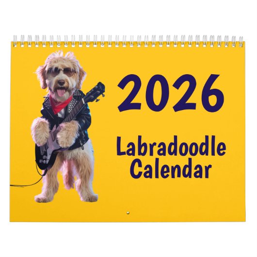 Labradoodle Calendar Kalender (Hoes)