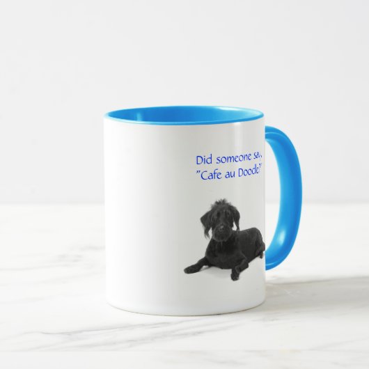 Labradoodle Coffee Mok Cafe au Doodle (Voorkant rechts)