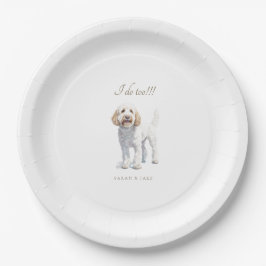 Labradoodle Custom Pet Wedding Papieren Bordje