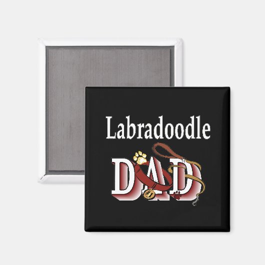 labradoodle dad Magnet (Voorkant / Achterkant)