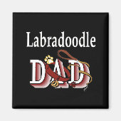 labradoodle dad Magnet (Voorkant)