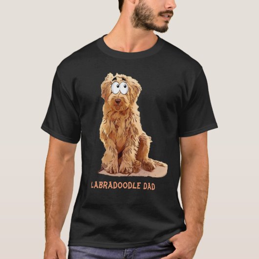 Labradoodle Dad T-shirt (Voorkant)