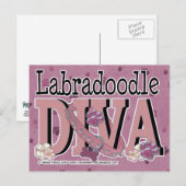 LabraDoodle DIVA Briefkaart (Voorkant / Achterkant)