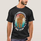 Labradoodle Dog  Best Labradoodle Dad Ever T-shirt (Voorkant)