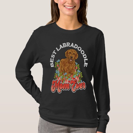 Labradoodle Dog  Best Labradoodle Mom Ever T-shirt (Voorkant)