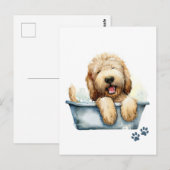Labradoodle Dog Briefkaart (Voorkant / Achterkant)