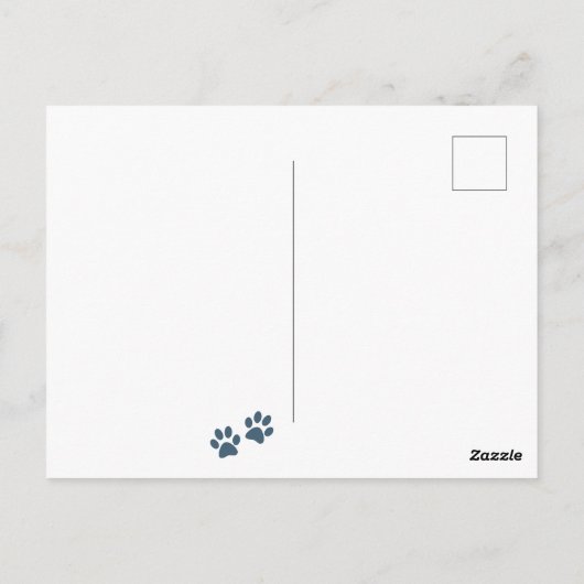 Labradoodle Dog Briefkaart (Achterkant)