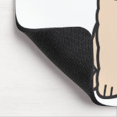 Labradoodle Dog Cartoon Muismat (Hoek)