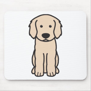 Labradoodle Dog Cartoon Muismat