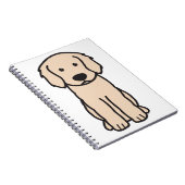 Labradoodle Dog Cartoon Notitieboek (Rechterzijde)