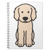 Labradoodle Dog Cartoon Notitieboek (Voorkant)