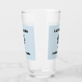 Labradoodle Dog Glass Gift Glas (Links)