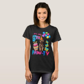 Labradoodle Dog Happy Birthday T-shirt (Voorkant volledig)