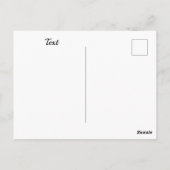 Labradoodle Dog in Leaves Briefkaart (Achterkant)