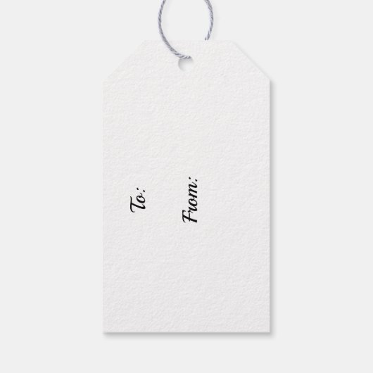 Labradoodle Dog in Leaves Gift Label Cadeaulabel (Achterkant)