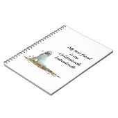 Labradoodle Dog in Leaves Spiral Notitieboek (Linkerzijde)