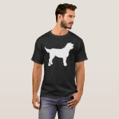 Labradoodle Dog (in wit) T-shirt (Voorkant volledig)