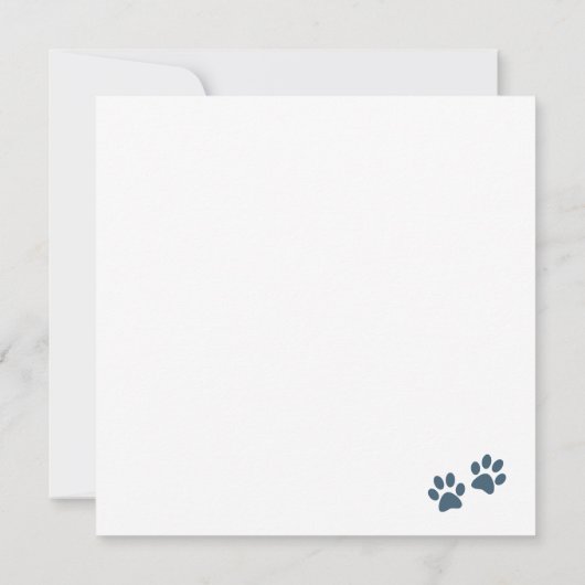 Labradoodle Dog Kaart (Achterkant)