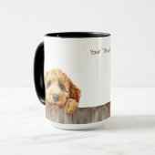 Labradoodle Dog Mok (Voorkant links)