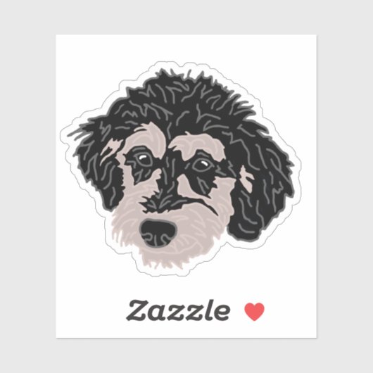 Labradoodle Dog Mom Mug Sticker (Vel)