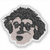 Labradoodle Dog Mom Mug Sticker (Voorkant)